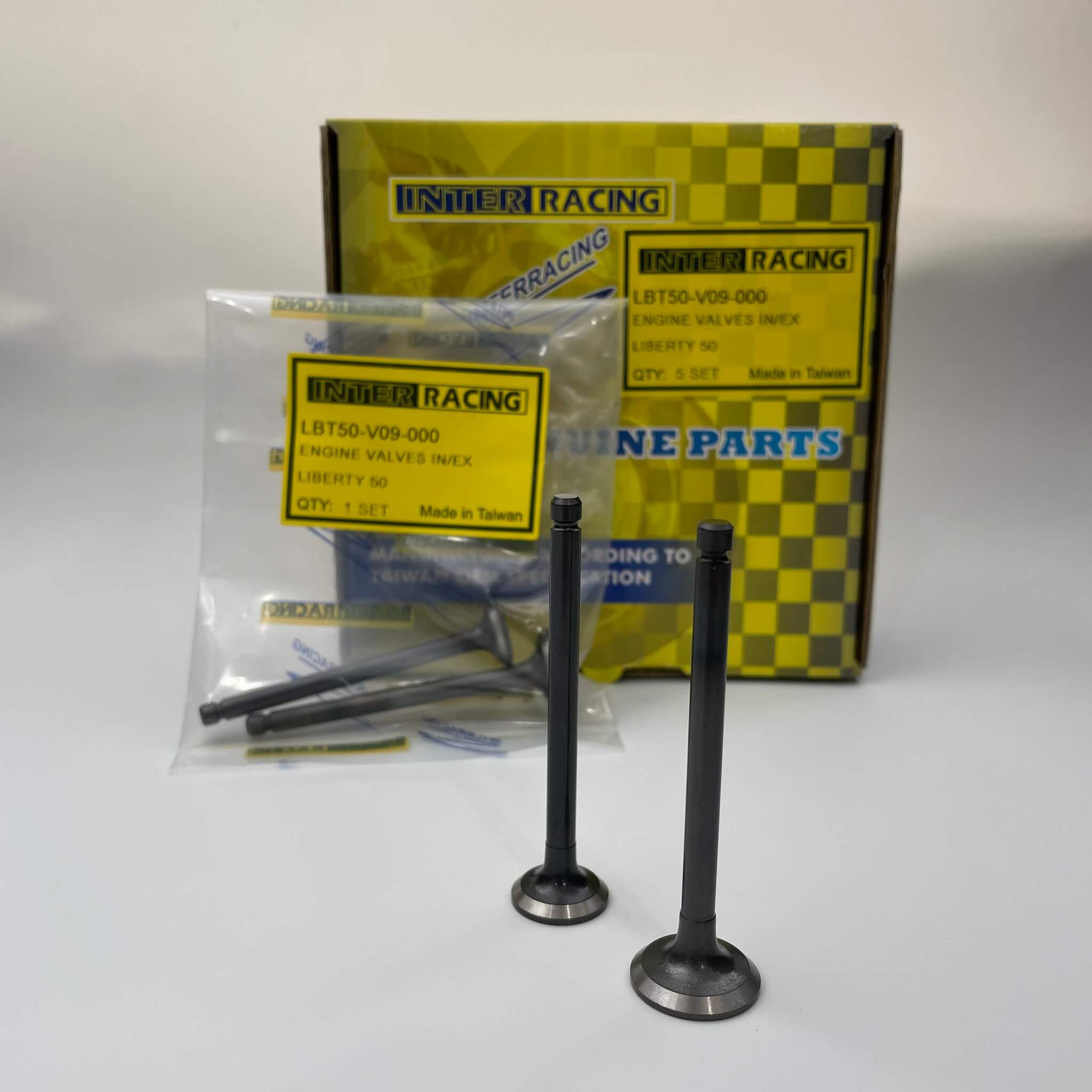 Paire soupape Liberty 50 INTER RACING